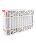 16 x 25 x 4 MERV 11 Media Air Filter for Home HVAC Systems in white with pleated design, easy fit replacement for standard housings.