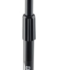 Close-up of adjustable zinc clutch on No Fuss Setup Heavy Duty Mic Stand For Live Gig Or Bedroom Studio Adjustable To Sixty Inches.