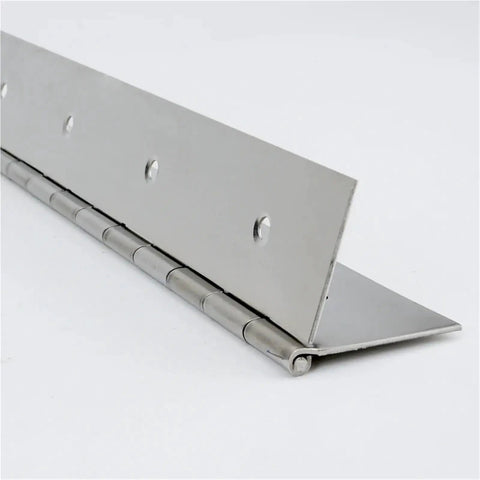 Heavy Duty 304 Stainless Steel Piano Hinge for Cabinets and Furniture with multiple inch size options, corrosion resistant