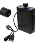 Heavy Duty Dual Battery Case For Two 18650 Or 26650 Cells With Waterproof Cover And Built In USB Charger, Game Changer Power Bank with USB output and strap.