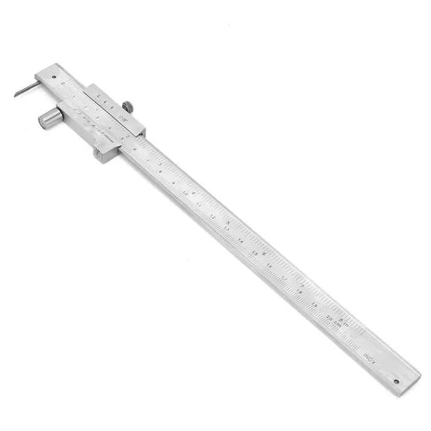 Vernier Caliper 0-200mm with Scribe, Pro Grade Stainless Steel Measuring Tool for metal, wood, plastic precision and DIY use.
