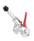 Rock Solid Fixed Toggle Clamp With Hold Down Push Pull GH-301-AM, 45kg Capacity, 190mm Handle, Galvanized Iron, Ergonomic Grip, 16mm Plunger Stroke.