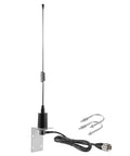 Go-To VHF Marine Radio Antenna 156-163MHz With PL259 Connector And 16.5ft Low-Loss Coax Cable 50W Max 2.5dBi Gain Stainless Mast Bracket