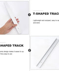300mm T Shaped Rail Clamp With Iron Slot Holder Clip For Easy Rock Solid T Slot Track Mounting In Woodworking And Machine Setups For Precise Alignment And Smooth Operation, silver T-shaped track