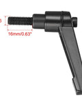 Slick Quick Release Clamping Levers With Adjustable Push Button Ratchets And M6 By 16mm Male Threads For Rock Solid Fastening In Matte Black