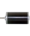 Permanent Magnet DC Motor With High Torque And Reverse Capability 24V DC 4000 RPM Industrial Grade Forward And Backward Drive 12V 24V Compatible One Piece Unit For Robotics Automation And Hobby Power Projects, black cylindrical motor with shaft