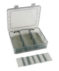 9 Grid Craft Storage Organizer Box With Removable Dividers For Beads Jewelry Buttons And Small Parts Translucent Gray Plastic Container