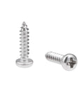 316 Stainless Steel Self Tapping Screws 3x12mm Phillips Pan Head 50 Piece Set Durable Fasteners
