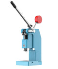 Heavy Duty Workhorse Manual Arbor Press Featuring Rock Solid Lever Design And Red Counterweight Balance Block For Smooth Batch Embossing