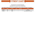 Fitment chart for Heavy Duty Rear Left Axle Shaft For Ford Ranger Drivers Side 28 Spline 2750 Lb Capacity detailing compatible models.