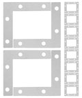 100 Pack L Shape Flat Brackets 2.17 By 2.17 Inch Iron Corner Braces For Picture Frames Chairs And DIY Furniture Reinforcement Heavy Duty Silver