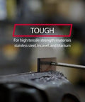 1 Inch Cobalt Drill Bit With Half Inch Reduced Shank For Hardened Metals Ideal For Stainless Steel In Use