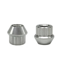 Two Ultra Lightweight Titanium Lug Nuts 12 Point Stud Lock For M12 And M14 Wheels Open End 20 Pack Aerospace Grade GR5 6AL4V shown in detail