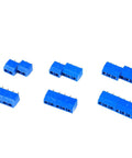 Blue 5mm Pitch PCB Mount Screw Terminal Blocks 2 Pin And 3 Pin For DIY Arduino Projects 14-22 AWG Wire Quick Connect 300V 10A