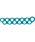 Speedline Speedrack Holds Up To 12 Slings With An Extra Carabiner Hole For Quick Tree Chipping Setup And Attachment To Belt Or Tool Kit Lightweight Gear That Saves Time And Boosts Safety, teal rack