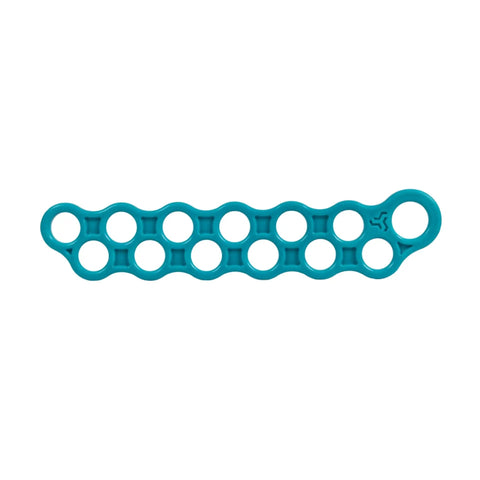 Speedline Speedrack Holds Up To 12 Slings With An Extra Carabiner Hole For Quick Tree Chipping Setup And Attachment To Belt Or Tool Kit Lightweight Gear That Saves Time And Boosts Safety, teal rack