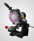 Heavy Duty Electric Chainsaw Sharpener Bench Chain Grinder Pumping 230 Watt Of Raw Muscle And Scorching 3000 RPM Speed with 145mm wheel.