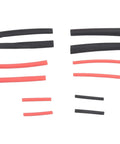 Big Shot Heat Shrink Tubing Kit 150 Pieces Black And Red Polyolefin Wire Cable Sleeves 2 To 1 Ratio Heavy Duty Electrical Insulation Protector For Thick Cables And Bundles Plus Diy Projects And Repair Work, black and red tubing pieces