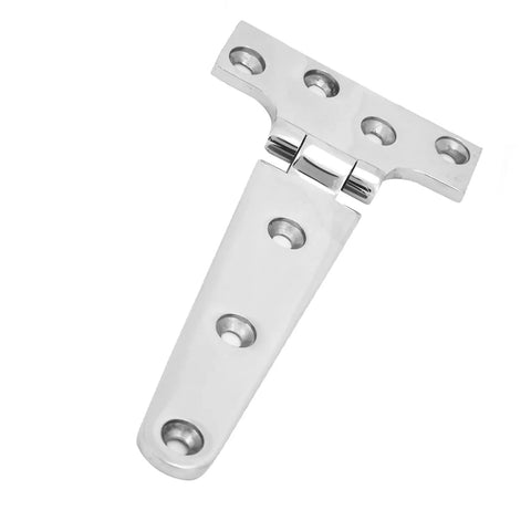316 Stainless Steel Anti Oxygen T Hinge Beefy Heavy Duty Door Hinge with polished surface, size 151 x 75 x 4.5mm