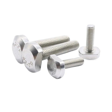 Stainless Steel T Shape Hammer Head Bolts for T Slot Systems M5 M6 M8 M10 M12 Set 1 2 5 10 Pieces Durable Fasteners
