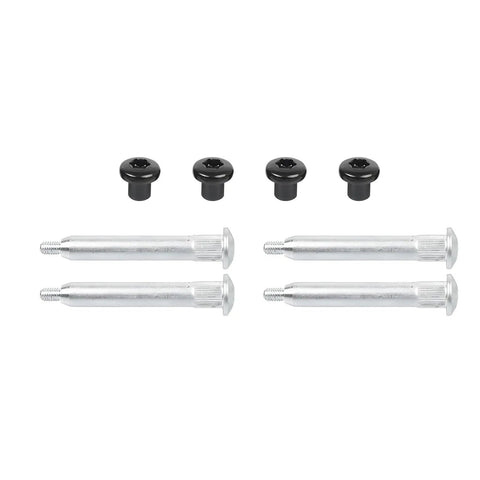 Heavy Duty Door Hinge Set For Multiple Vehicle Models With 200kg Load Capacity Anti Rust Aluminum Hinges For Smooth Secure Operation In Wet Weather Weatherproof set includes four metallic hinges and four black caps for installation