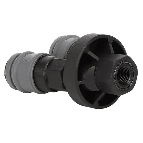 Durable Plastic Steel Quick Connector 2 Piece Set For C Type Round Two Way Air Fitting in compressed gas systems