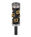 Heavy Duty Fafeicy Reversible Carbide Insert Router Bit With 1/2 Inch Shank And Spiral Trim for precise cutting and smooth edge trimming.