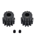 2 Pack Machined Hardened Steel 13T Motor Pinion Gear For 1/8 Sledge Replacement Upgrade 6483X 1.0 Pitch Fits 5mm Shaft Durable