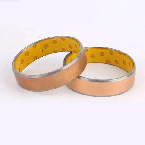Two Self Lubricating Composite Copper Bushing 28mm By 32mm By 35mm Oilless Bearing No Grease Needed With Built In Solid Lubricant And Oil Storage Hole
