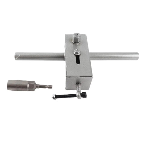 Pro Grade Wall Wiring Machine And Cable Hidden Pipe Threading Tool With Electric Drill Feed System parts showing steel construction