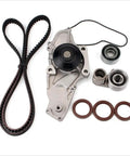 Top Tier Timing Belt Kit Including Water Pump Assembly Designed For 3.0L 3.2L 3.5L 3.7L V6 VTEC SOHC Engines Built Between 2003 and 2018, water pump and pulleys