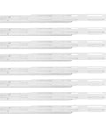 Eight adhesive drawer slides 10 inch ABS plastic silent sliding rails for baskets and drawers easy mount no drill install pack