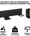 Heavy Duty Jack Stand Wall Mount for Floor Jacks and Stands Universal Fit Car Hydraulic Trolley Holder Truck Bed Mount