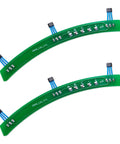Dope 2 Pack 5 Wire 120 Degree E Bike Hall Sensor Motor Plate With Integrated Circuit Board, green circuit boards with connections.
