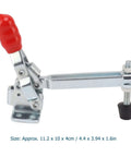 Stainless Steel Toggle Clamp With Plastic Cover Handle For Mechanical Work And Welding, Effortless Stroke Clamp No Fuss Build