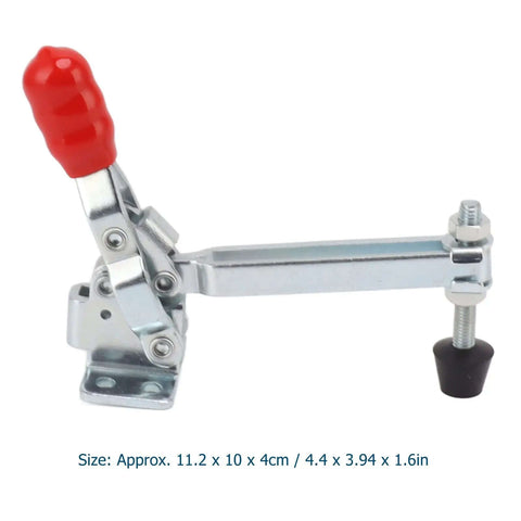 Stainless Steel Toggle Clamp With Plastic Cover Handle For Mechanical Work And Welding, Effortless Stroke Clamp No Fuss Build