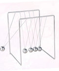Newton's Cradle Pendulum Desk Toy Square Desktop Decor For Home Or Office Stress Relief Gadget With Five Metal Balls