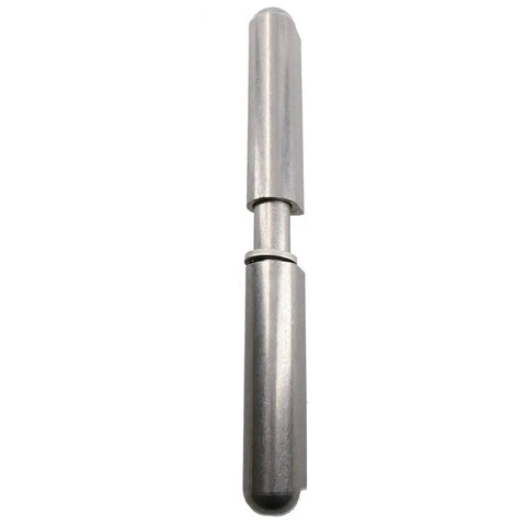 Two Pack Lift Off Stainless Steel Bullet Door Hinges Weld On 20x180mm Built To Last Heavy Duty 180 Degree Swing 14mm Pins Rustproof 304 ANSI Grade For Exterior Or Interior Doors, stainless hinge