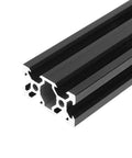 600mm V Slot 2040 Aluminum Extrusion Linear Rail Set For 3D Printers And CNC DIY Projects Anodized European Standard Black Finish