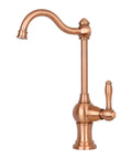 Cold Water Kitchen Water Filter Faucet Brass Body In Antique Copper Finish, 100 Percent Lead Free, High Arc Spout With 360 Degree Rotation