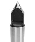 Pro Grade MT2 60 Degree Half Notched Dead Center For High Speed CNC Lathes Hardened Alloy Head High Carbon Steel Precision Ground