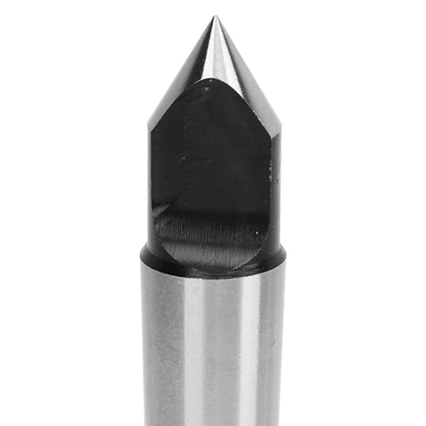Pro Grade MT2 60 Degree Half Notched Dead Center For High Speed CNC Lathes Hardened Alloy Head High Carbon Steel Precision Ground