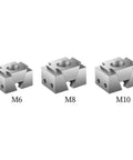 Iron Tough Precision Vise For Dead Nuts Accuracy Double Side CNC Clamping Wedge Multi Station Fixturing Block M6 M8 M10 aluminum alloy design