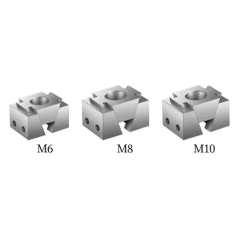 Iron Tough Precision Vise For Dead Nuts Accuracy Double Side CNC Clamping Wedge Multi Station Fixturing Block M6 M8 M10 aluminum alloy design