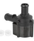 Straight Up Beefy Electric Coolant Water Pump Engine Auxiliary Replacement Smooth Ride Fits Audi A4 A5 A6 A7 A8 Q5 Q7 Q8 S4 RS4 RS5 R8 Aftermarket Oe 06H121601N with two plastic caps.