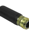 9-In-1 Magnetic Pass-Through Hex Nut Driver With SAE Sizes 3/16 To 3/4 Inch, Pro Grade Nut Driver Tool, close-up view, black handle