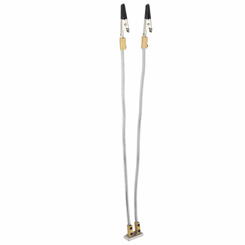 Two Arm Adjustable Soldering Helping Hands For Electronics Repair And Workshop Alloy Steel Third Hand Tool with Flexible Chucks