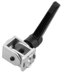 Two Pack Beefy Alloy Swivel Hinge With Handle For Aluminum Extrusion Connectors 0 To 180 Degree Pivot Joint M6 Hole Zinc Alloy Silver, 20x20x28mm