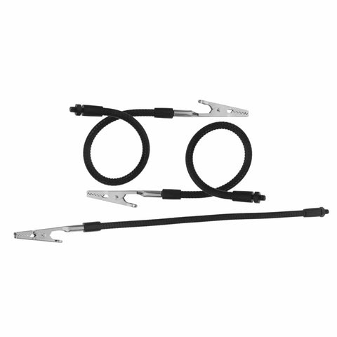 Alligator clamps in Six Piece Versatile Welding And Soldering Station Arm Magnifying Lamp Clip Top Notch Third Hand Tool Set.