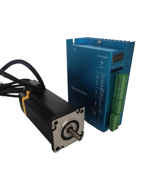 Closed Loop Stepper Servo Motor With Digital Display Driver Set 4 Nm Torque 1000 Line Encoder for CNC robotics motion control